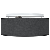 vidaXL Taklampa Svart Ø 30 cm Tyg E27