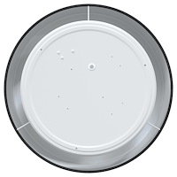 vidaXL Taklampa Svart Ø 30 cm Tyg E27