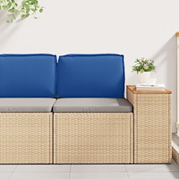 vidaXL Pallkudde för ryggstöd Royal Blue 60x40x12 cm Oxford tyg