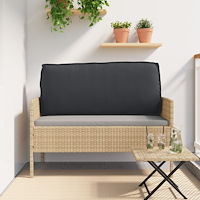vidaXL Pallkudde för ryggstöd svart 120x40x12 cm Oxford tyg