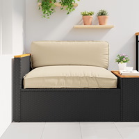 vidaXL Pallkudde för sits Beige 120x80x12 cm Oxfordtyg