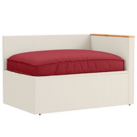 vidaXL Pallkudde för sittplats Vinröd 120x80x12 cm Oxford-tyg
