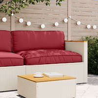 vidaXL Pallkudde för sittplats Vinröd 120x80x12 cm Oxford-tyg