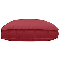 vidaXL Pallkudde för sittplats Vinröd 120x80x12 cm Oxford-tyg