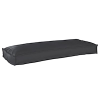 vidaXL Pallkuddar för Bänk 2 st Svart 100x40x8 cm Oxford Tyg