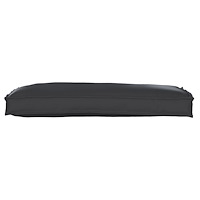vidaXL Pallkuddar för Bänk 2 st Svart 100x40x8 cm Oxford Tyg