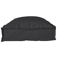 vidaXL Pallkuddar för Bänk 2 st Svart 100x40x8 cm Oxford Tyg