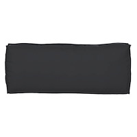 vidaXL Pallkuddar för Bänk 2 st Svart 100x40x8 cm Oxford Tyg