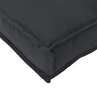 vidaXL Pallkuddar för Bänk 2 st Svart 100x40x8 cm Oxford Tyg