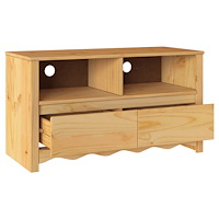 vidaXL TV-bänk "DRAMMEN" 99x43x55 cm Solid träfuru
