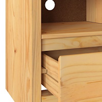 vidaXL TV-bänk "DRAMMEN" 99x43x55 cm Solid träfuru
