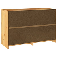 vidaXL Byrå "DRAMMEN" 111x43x73,5 cm Massivt Tallträ
