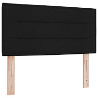 vidaXL Sänggavel Linjer Design Svart 80 cm Tyg