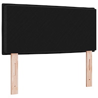 vidaXL Sänggavel Linjer Design Svart 80 cm Tyg