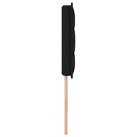vidaXL Sänggavel Linjer Design Svart 80 cm Tyg