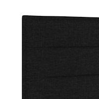 vidaXL Sänggavel Linjer Design Svart 80 cm Tyg