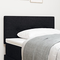 vidaXL Sänggavel med knappar Svart 80 cm Tyg