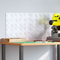 vidaXL Aluminium Checker Plates 4 st Halkfri 40x20 cm