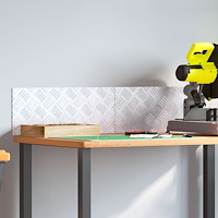 vidaXL Aluminium Schackbrädesplattor 2 st Halkfria 50x20 cm