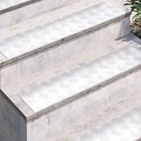 vidaXL Aluminium Rutplattor 4 st Halkfri 90x20 cm