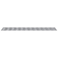 vidaXL Aluminium Rutplattor 4 st Halkfri 90x20 cm