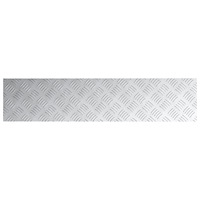 vidaXL Aluminium Rutplattor 4 st Halkfri 90x20 cm
