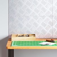 vidaXL Aluminium Checker Plates - 4 Pack, Halkfria, 50x25 cm
