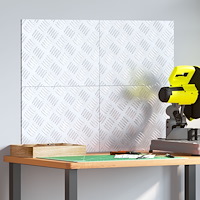 vidaXL Aluminiumrutigplattor 4-pack Halkfri 40x30 cm