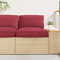 vidaXL Pallkudde för Sittplats Vinröd 60x60x12 cm Oxfordtyg