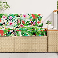vidaXL Pallkudde för Sittplats Tropisk Dschungel 60x60x12 cm Oxford Tyg