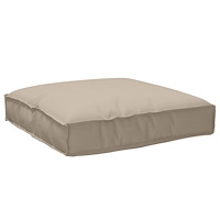 vidaXL Pallkudde för Sittplats Taupe 80x80x12 cm Oxford Tyg