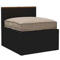 vidaXL Pallkudde för Sittplats Taupe 80x80x12 cm Oxford Tyg