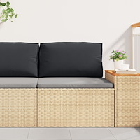 vidaXL Pallkudde för ryggstöd Svart 70x40x12 cm Oxford tyg
