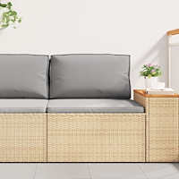 vidaXL Pallkudde för Ryggstöd Grå 80x40x12 cm