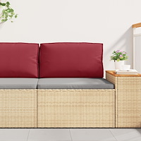 vidaXL Palletkudde för Ryggstöd Vinröd 80x40x12 cm Oxford Tyg