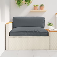 vidaXL Pallkudde för sittande Antracit 120x80x12 cm Oxford tyg