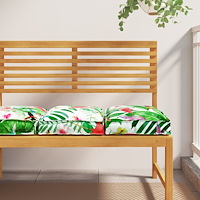 vidaXL Pallkuddar för Sittplatser 2 st Tropisk Djungel 40x40x8 cm Oxford Tyg