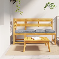 vidaXL Pallkuddar för sits 4 st Grå 40x40x8 cm Oxford-tyg