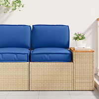 vidaXL Pallkudde för Sitt Kungsblå 60x40x8 cm Oxford Tyg