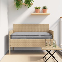 vidaXL Pallkuddar för bänk 2 st Grå 150x40x8 cm Oxford tyg