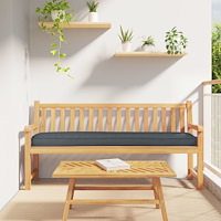 vidaXL Palletdynor för bänk 2 st Antracit 180x40x8 cm Oxford-tyg
