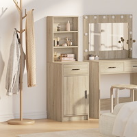 vidaXL Högskåp sonoma-ek 40x41x135 cm konstruerat trä