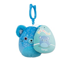 Squishmallows Squishmallows - 9 cm - Clip On - Sarge Jaguar