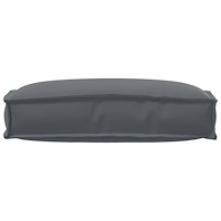 vidaXL Pallkudde för ryggstöd Antracit 60x40x12 cm Oxfordtyg