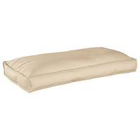 vidaXL Pallkudde för sitt/ryggstöd beige 120x60x12 cm Oxford tyg