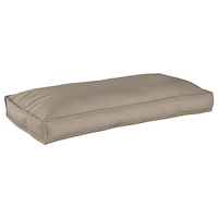 vidaXL Pallkudde för Sittplats/Ryggstöd Taupe 120x60x12 cm Oxfordtyg