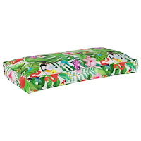 vidaXL Pallkudde för sitt / ryggstöd Tropisk djungel 120x60x12 cm Oxford-tyg