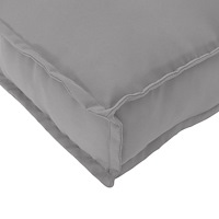 vidaXL Pallet Kudde för Sitt Grå 60x40x8 cm Oxford Tyg