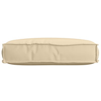 vidaXL Pallkudde för Sitt Beige 60x40x8 cm Oxford Tyg