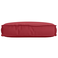 vidaXL Pallkudde för sittplats Vinröd 60x40x8 cm Oxford-tyg